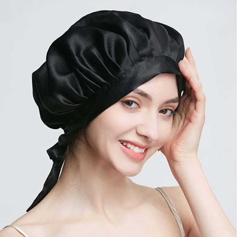 Silk Sleep Bonnet - Ultimate Hair Protection Overnight
