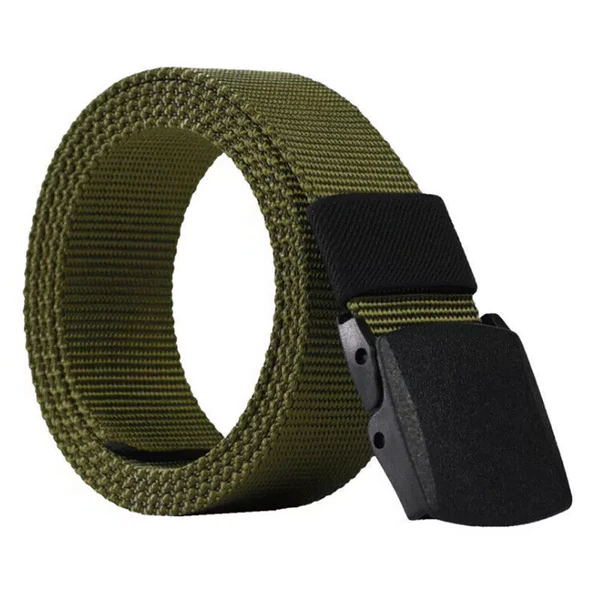 Durable Adjustable Canvas Belt for Outdoor and Tactical Use