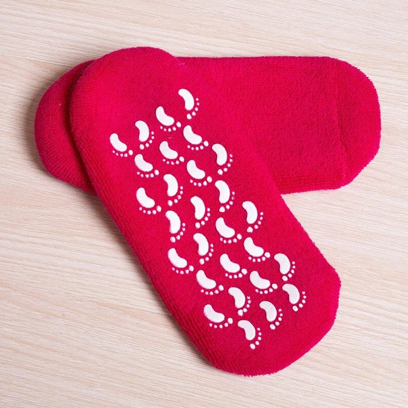 Spa Gel Lined Moisturizing Foot Socks
