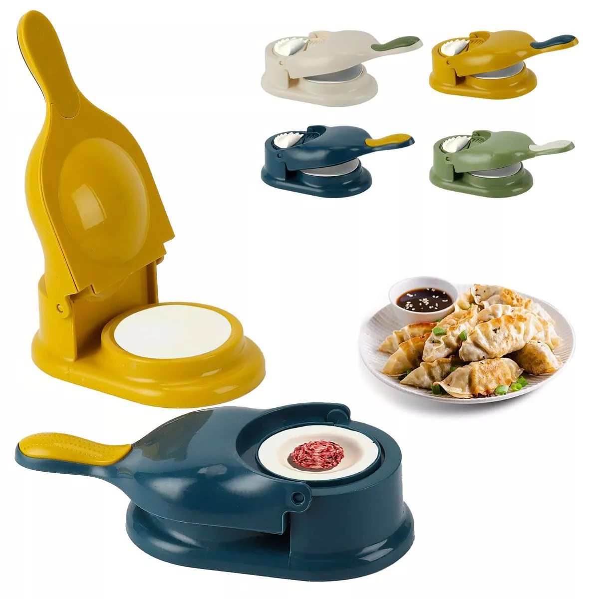 2-in-1 Kitchen Tool for Making Dumplings and Pastries