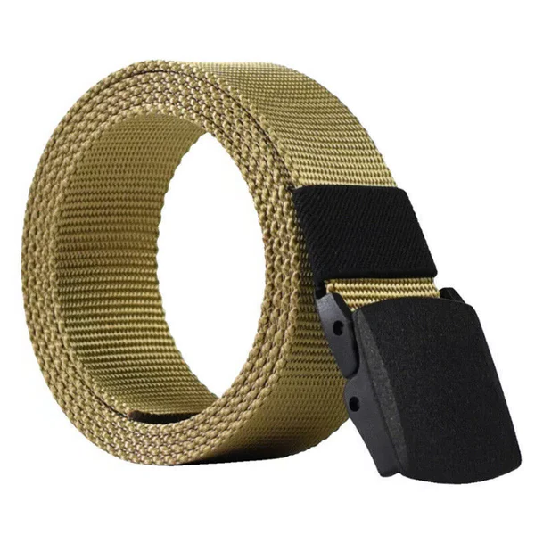 Men's Breathable Webbing Canvas Belts in Military Style