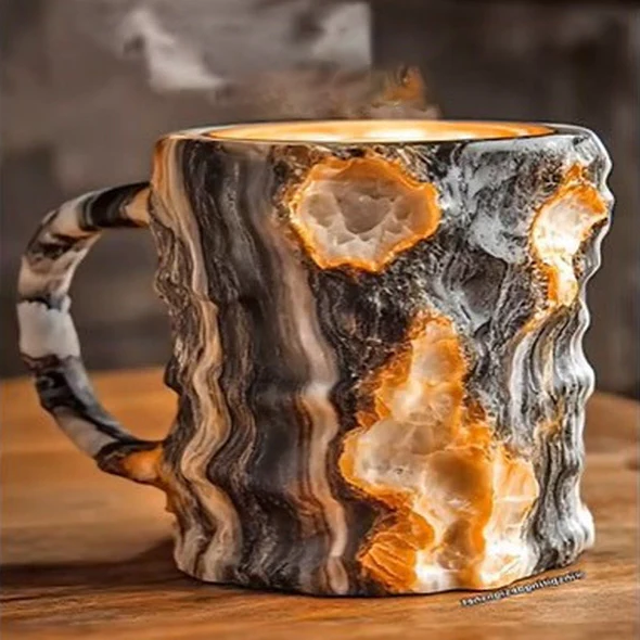 Mineral Crystal Coffee Cups - Stylish Drinkware