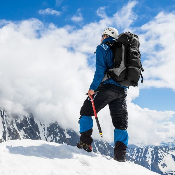 Insulated Goose Down Trousers for Outdoor Camping, Hiking, and Skiing