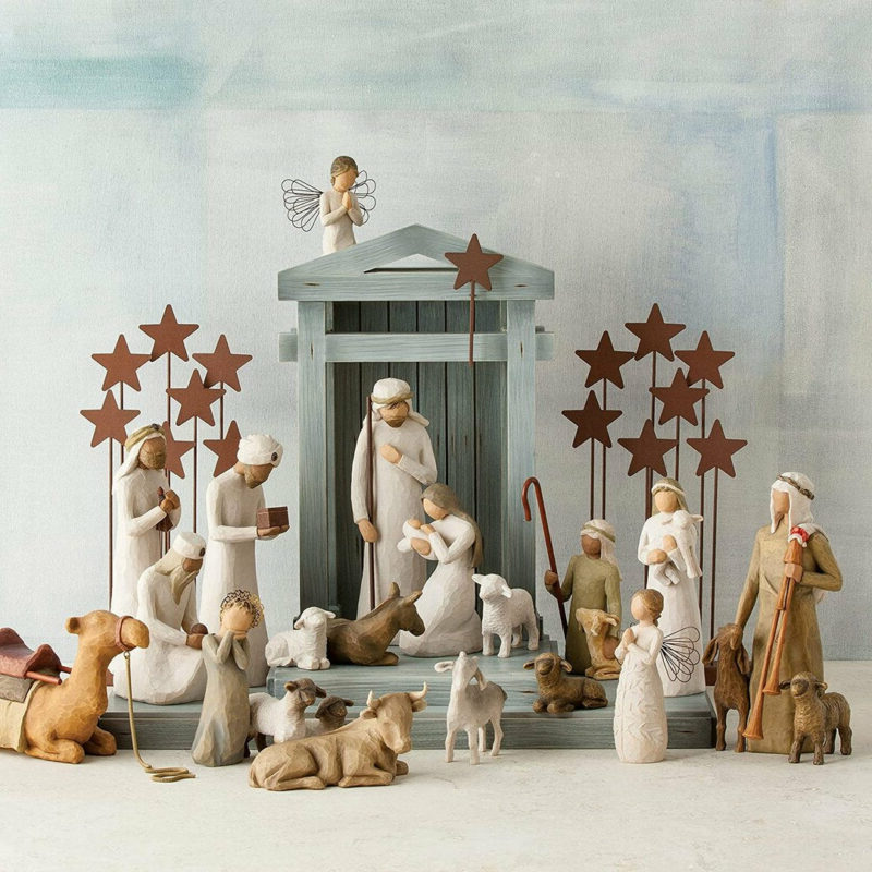 Timeless 20-Piece Nativity Scene Set