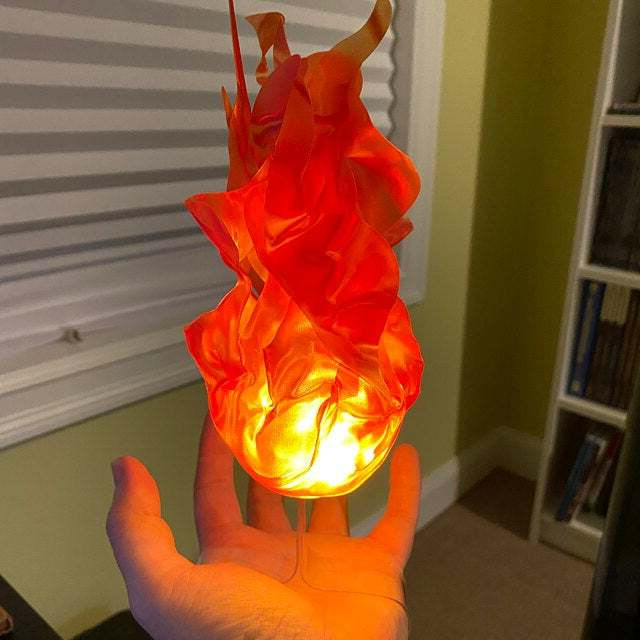 LED Fireball Decoration - Halloween Floating Glowing Prop