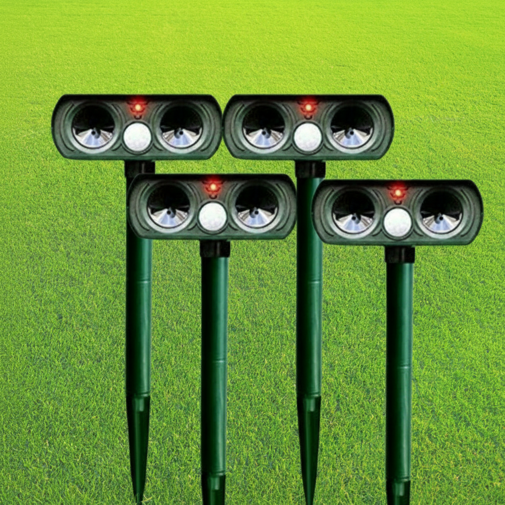 Eco-Friendly Motion Sensor Pest Deterrent for Outdoor Spaces