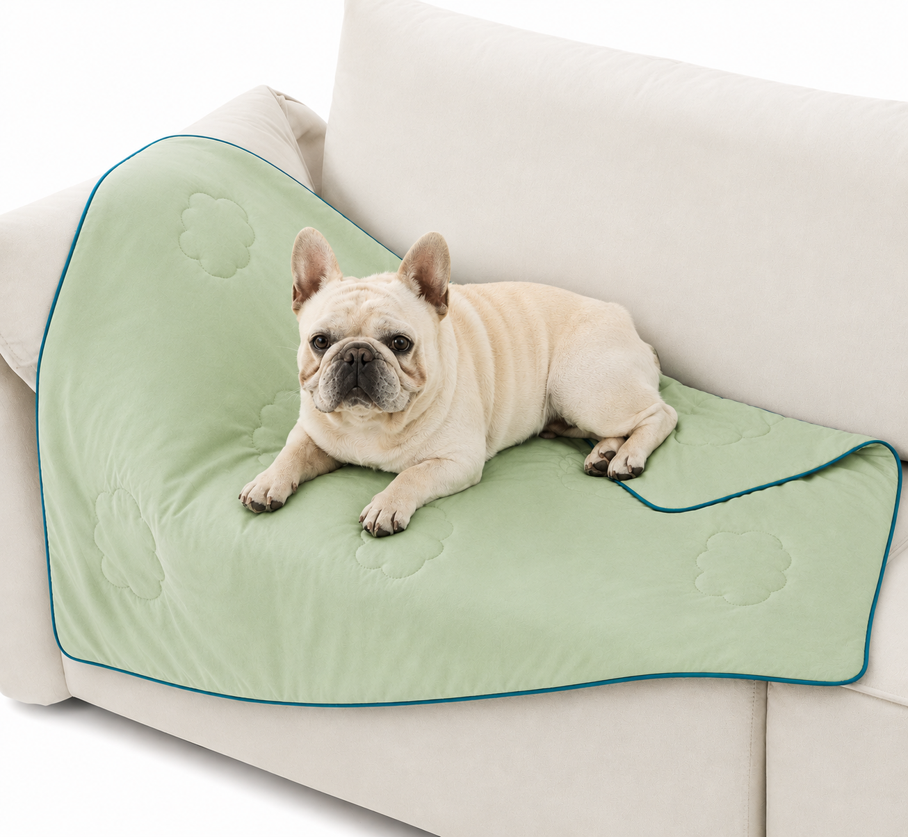 Cooling Dog Blanket with Q-MAX>0.4 | Washable Summer Throw for Pets