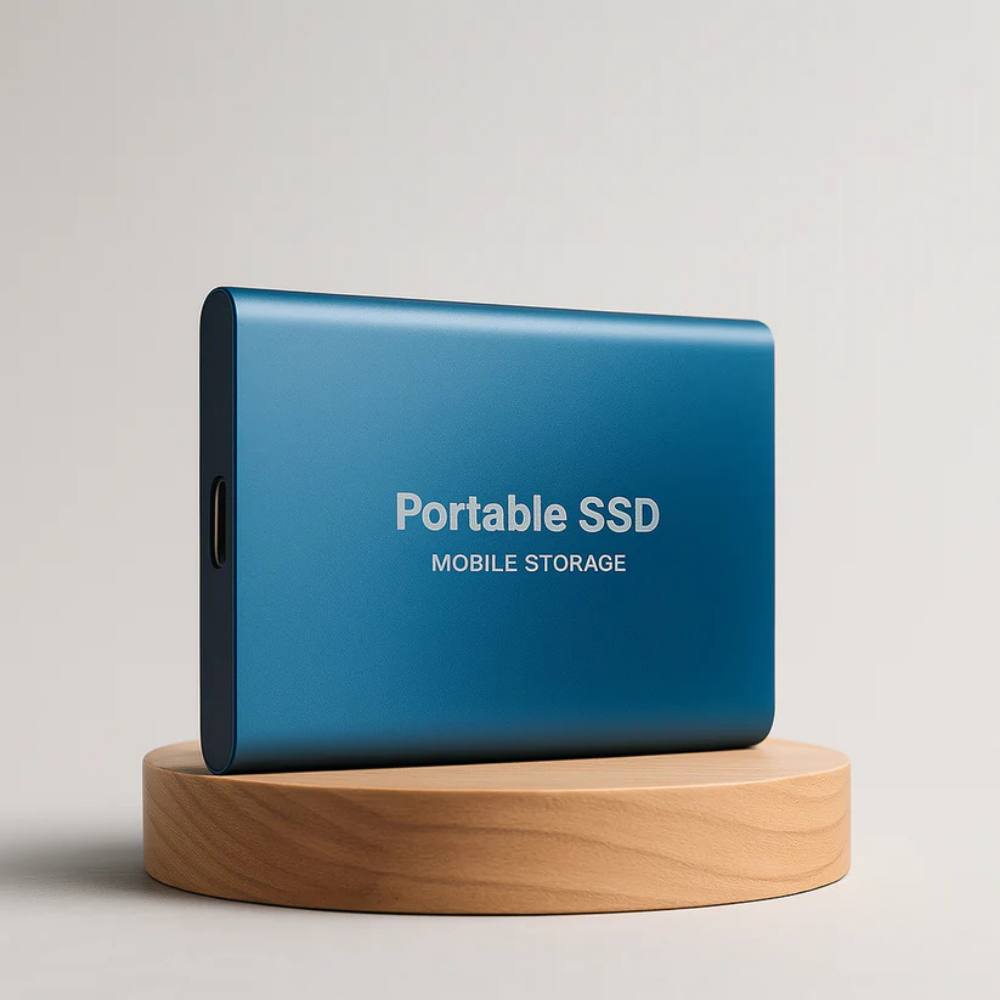 Ultra-Fast External SSD with USB-C for Seamless Storage