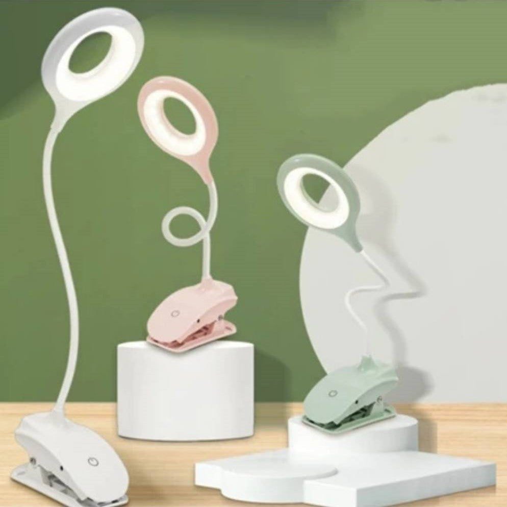 Versatile USB Rechargeable Desk Lamp with Adjustable Neck