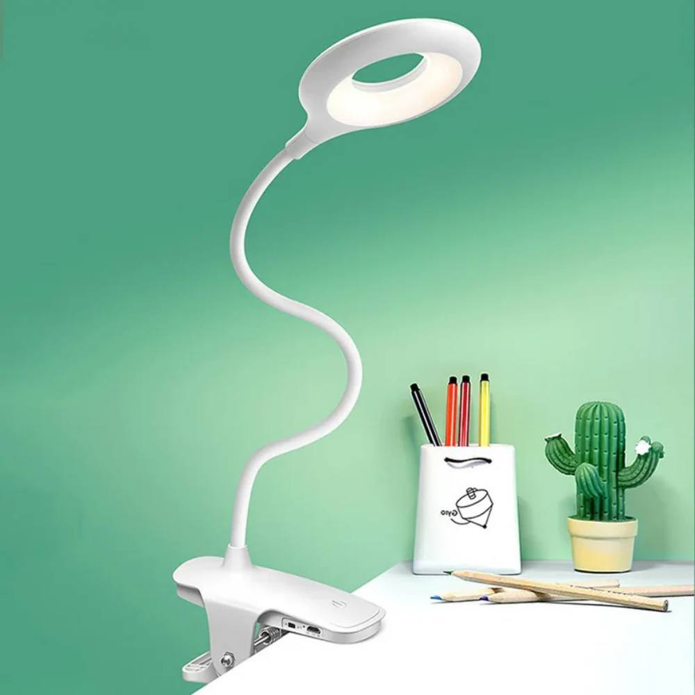 Versatile USB Rechargeable Desk Lamp with Adjustable Neck