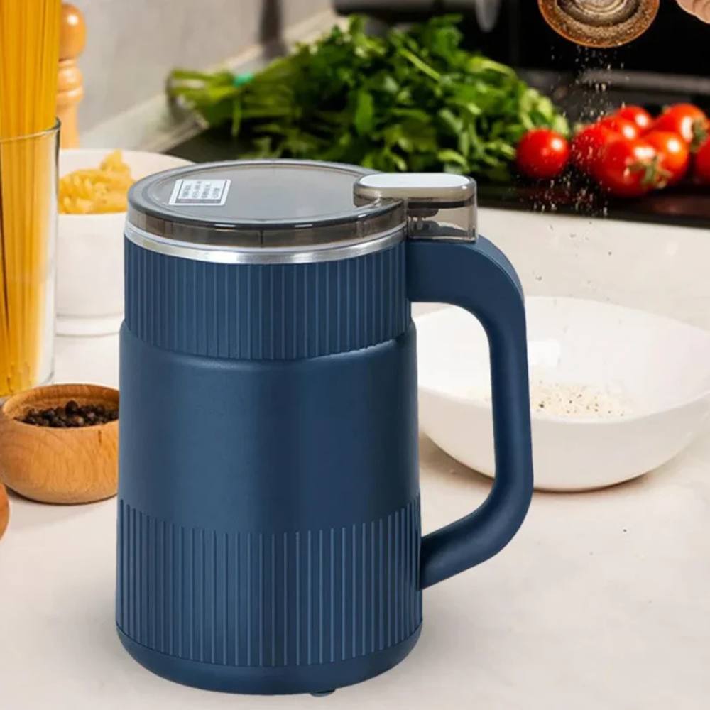 Compact Electric Grain Grinder for Homemade Flour