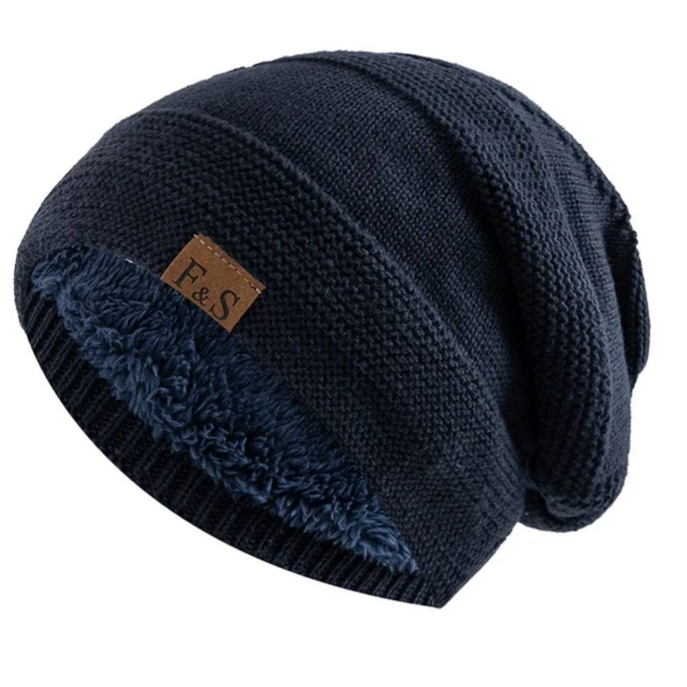 ChillGuard Slouch Hat for Men - Cozy Knit Beanie for Winter