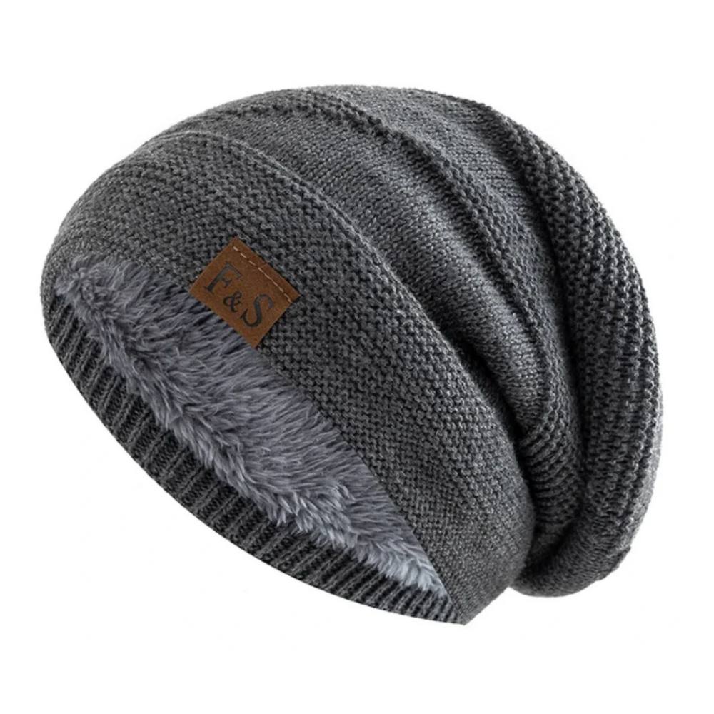 ChillGuard Slouch Hat for Men - Cozy Knit Beanie for Winter