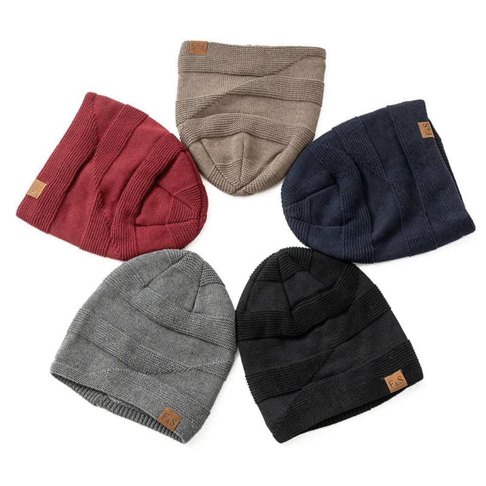 ChillGuard Slouch Hat for Men - Cozy Knit Beanie for Winter