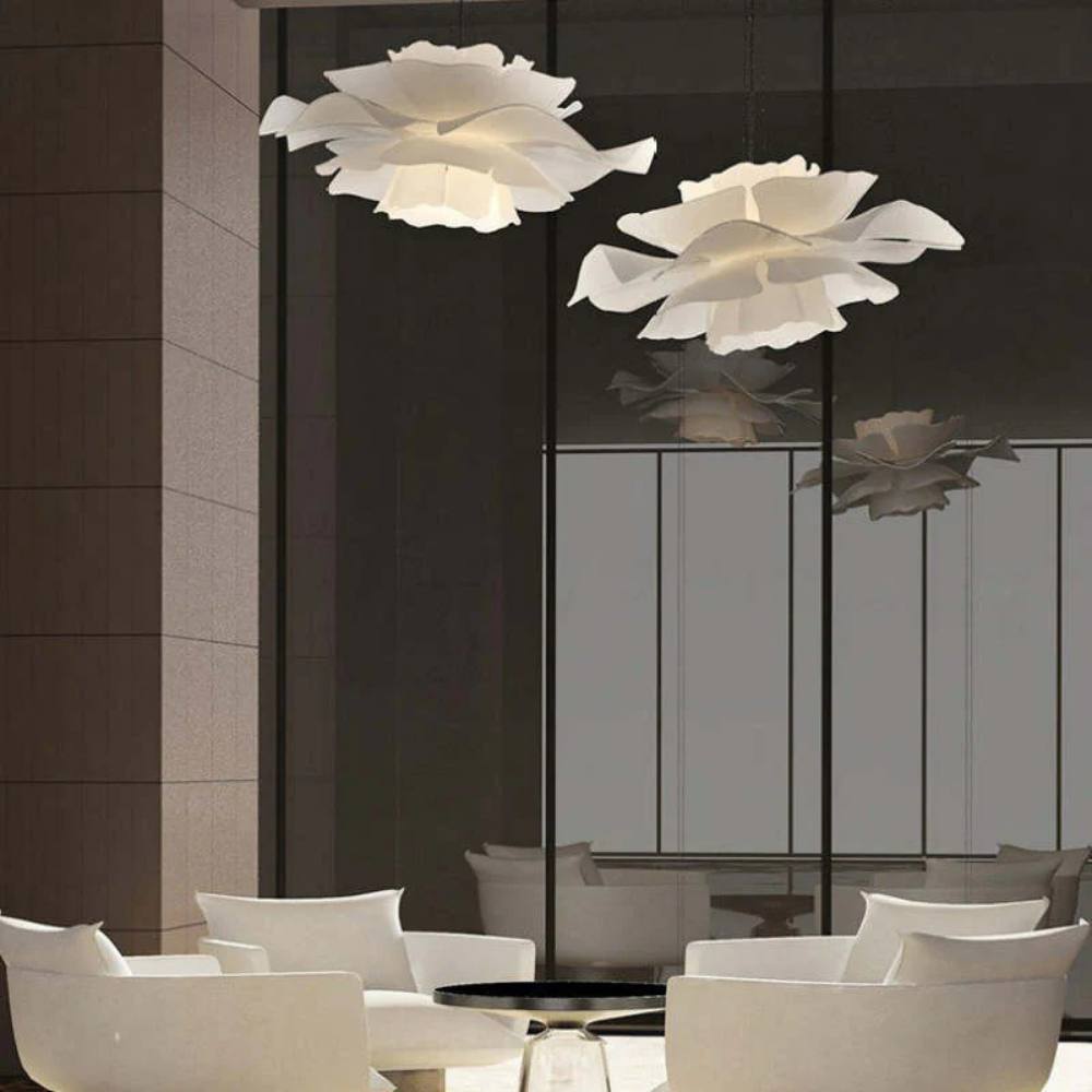 Petal Glow Pendant Lamp - Adjustable Indoor Lighting