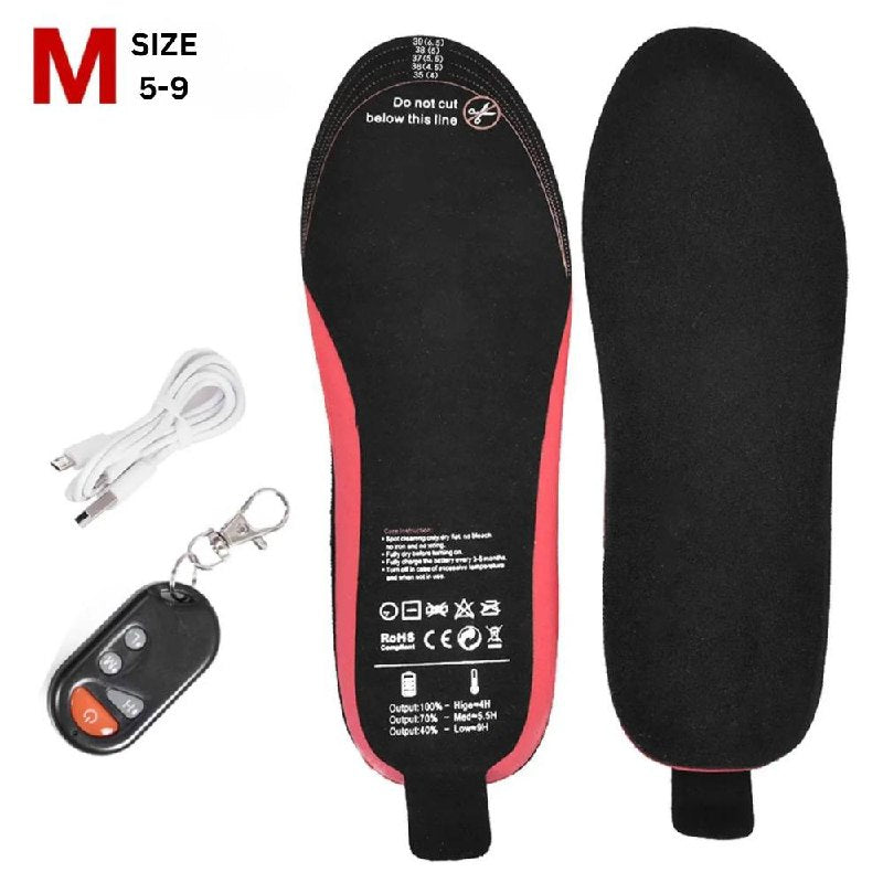 Wireless Electric Foot Warmers with Custom Fit and Remote Control