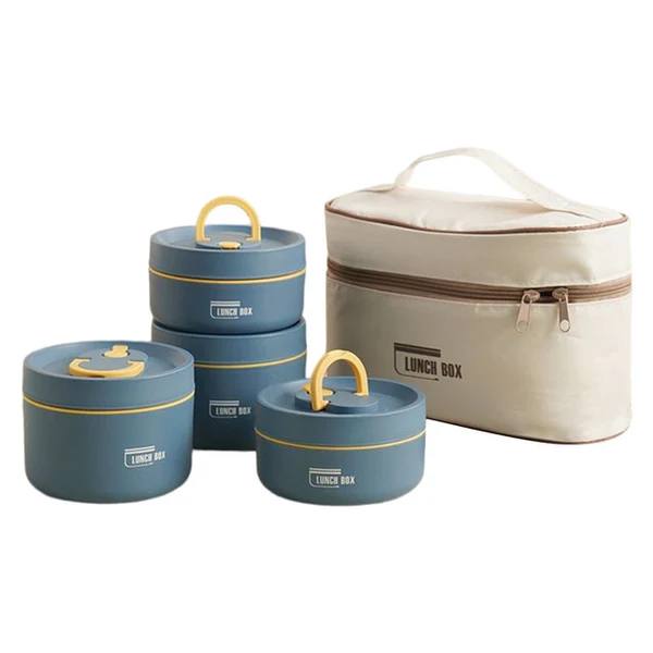 Compact Thermal Meal Container Set with Leak-Proof Seal