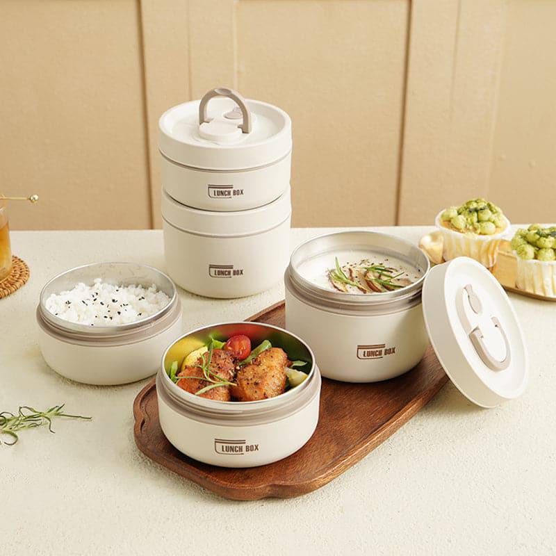 Compact Thermal Meal Container Set with Leak-Proof Seal