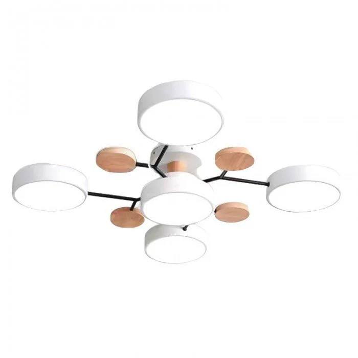Elegant LED Ceiling Fixture with Organic Branch Design