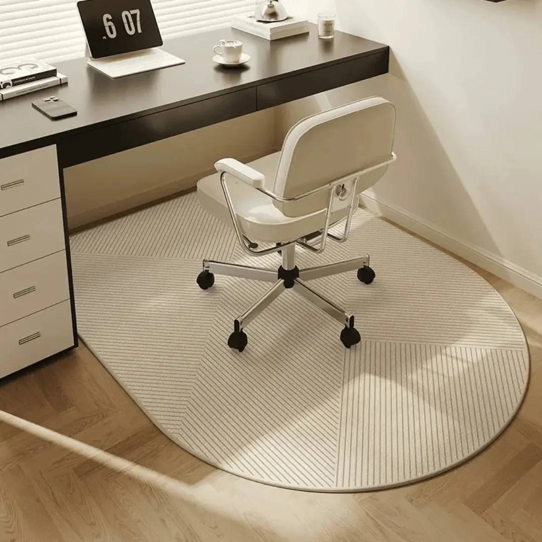 Chic Protective Mat for Office Chairs on Hard Floors and Carpets