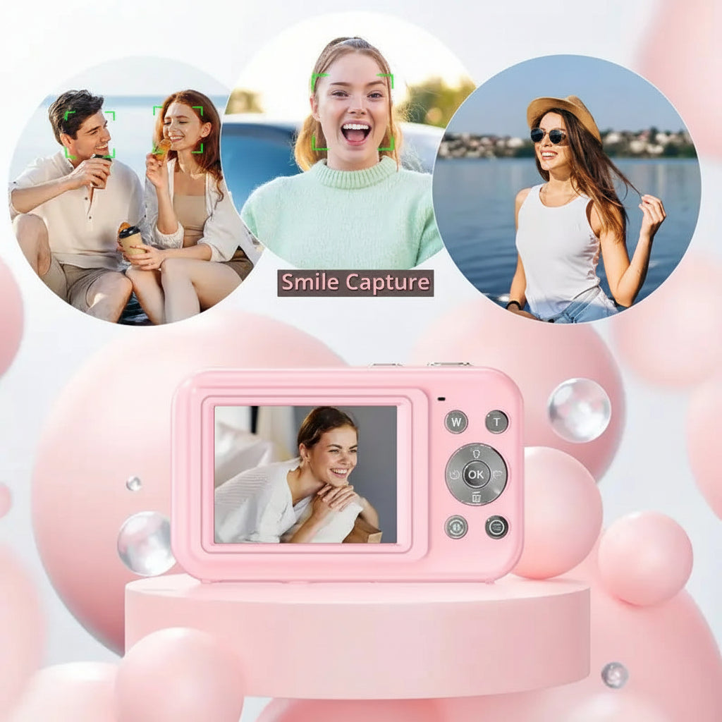 Compact Retro Camera for Stunning 1080p Video and Photos