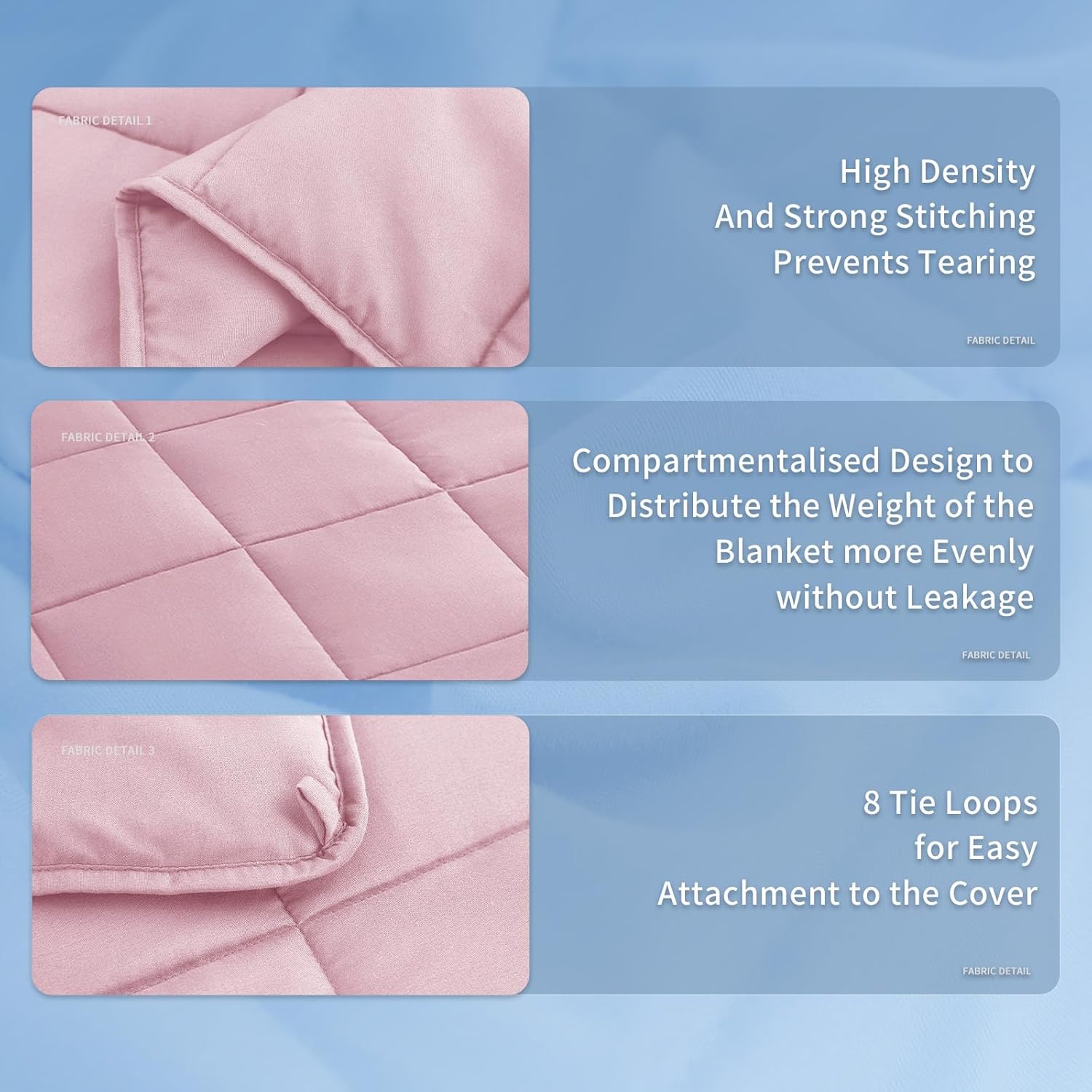 Cooling Microfiber Weighted Blanket for Year-Round Comfort and Relaxation