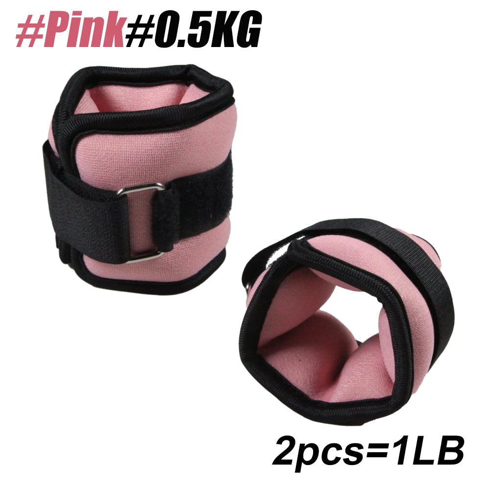 Ankle and Wrist Weights with Adjustable Fit