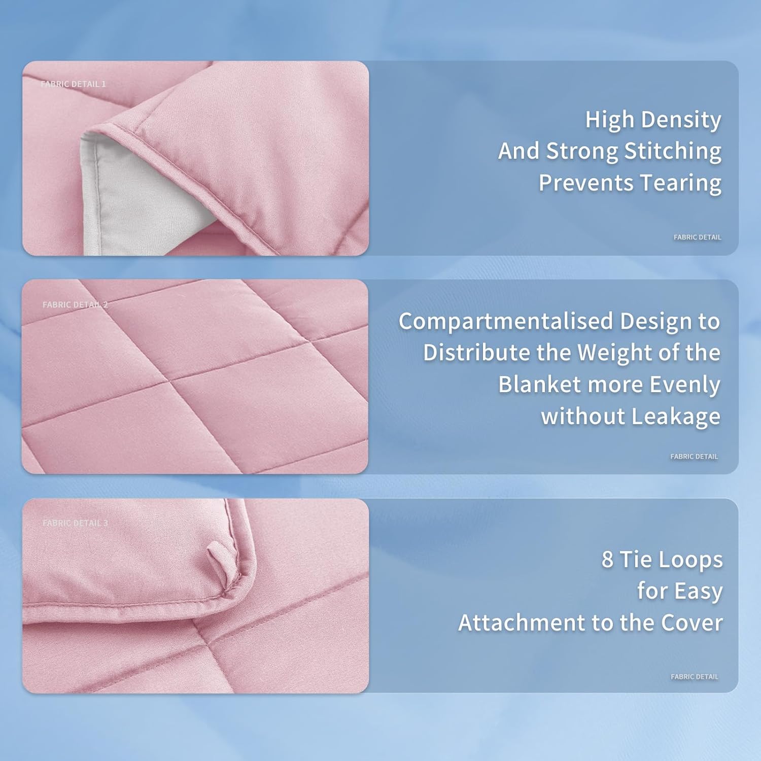 Cooling Microfiber Weighted Blanket for Year-Round Comfort and Relaxation