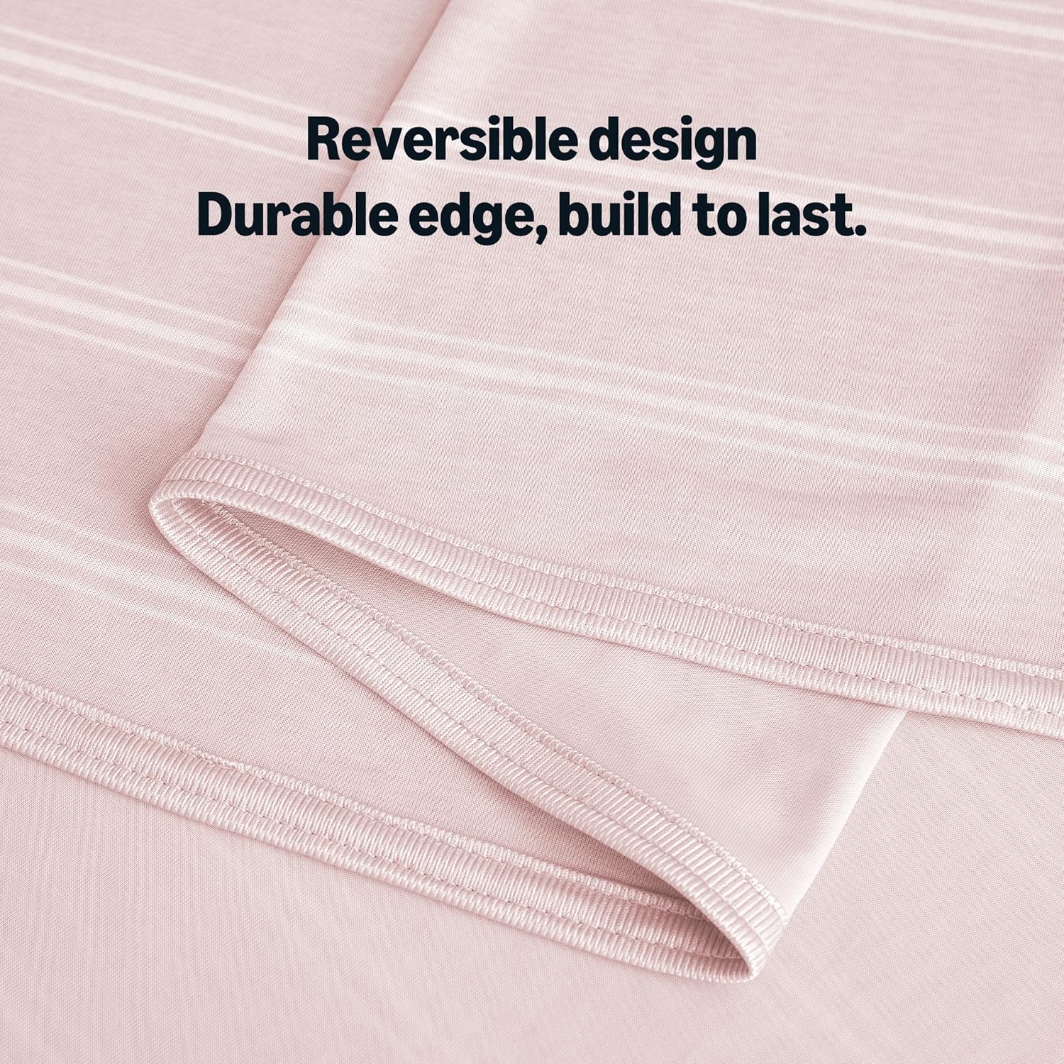 Lightweight Reversible Blanket for Hot Sleepers | Soft Thin Throw for Couch & Bed