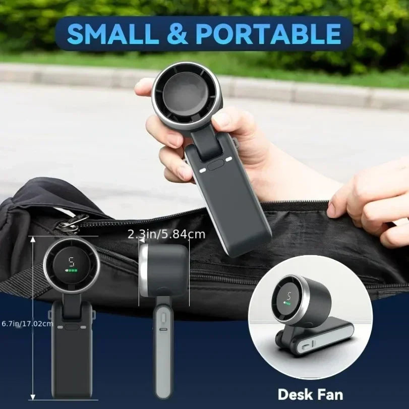 Versatile Rechargeable Personal Fan for Ultimate Comfort