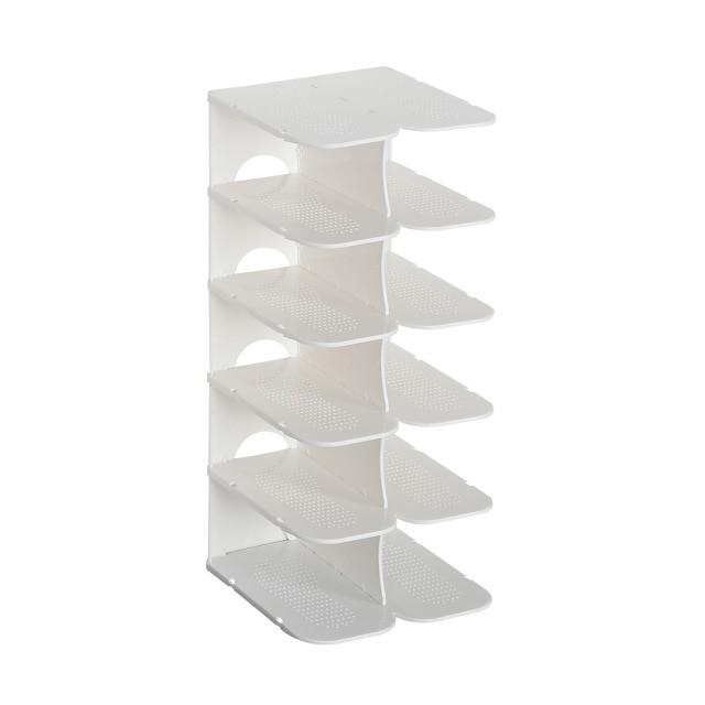 6-Layer Modular Shoe Storage Shelves for Wardrobe