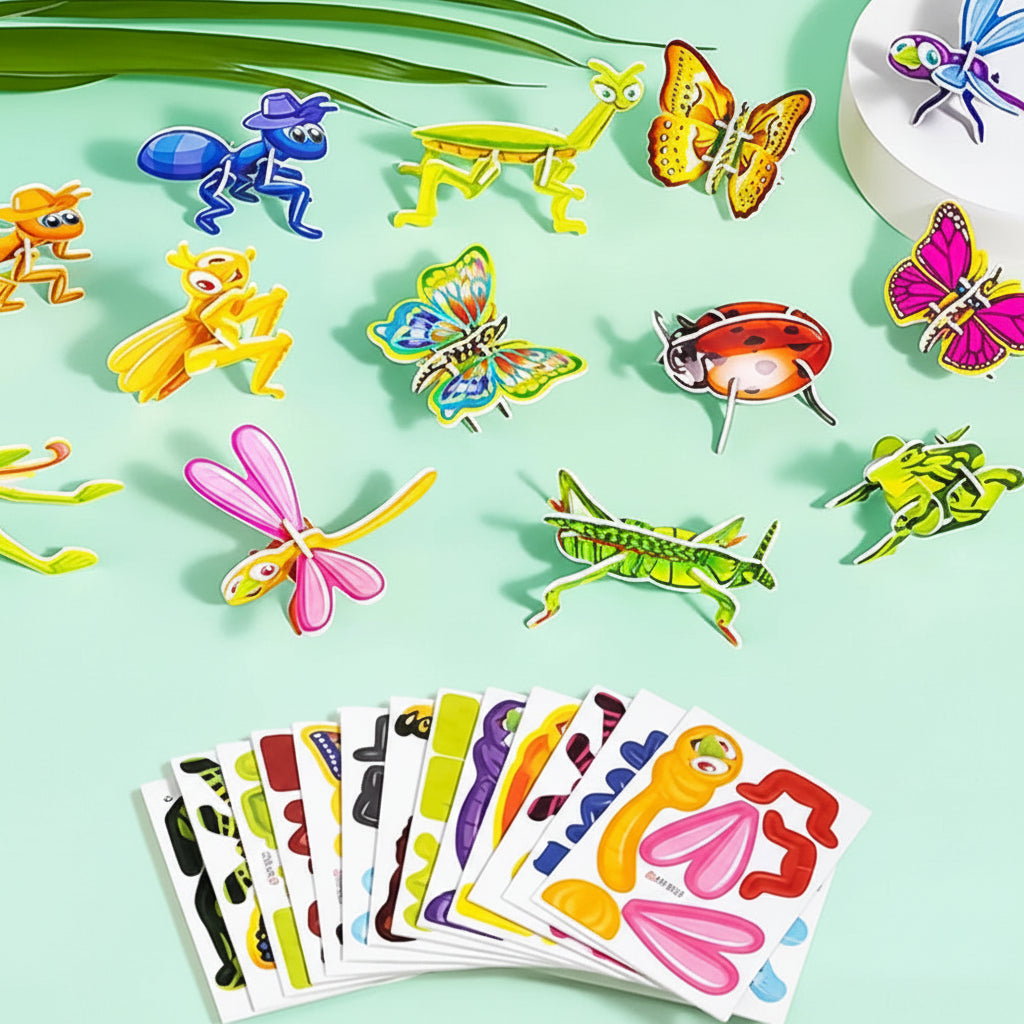 Interactive 3D Animal Puzzle Set for Learning and Fun