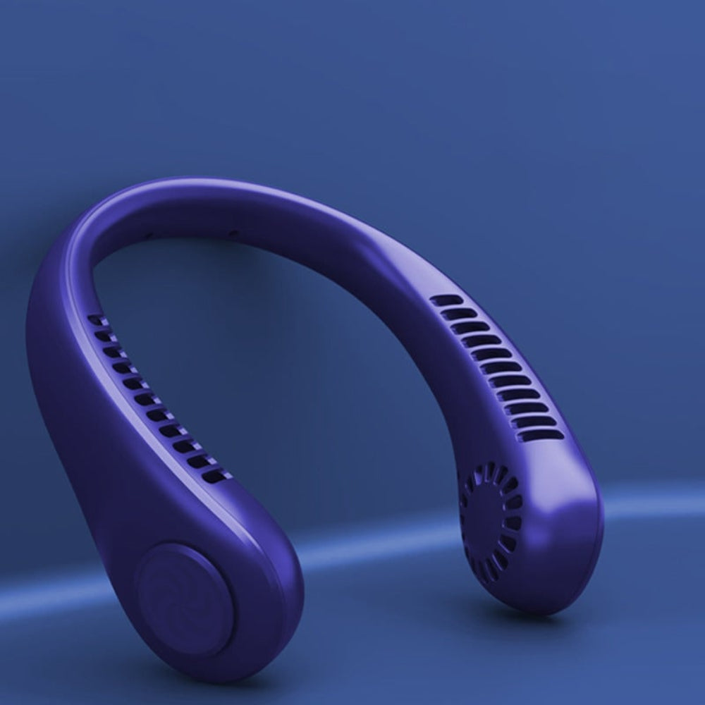 Wearable Rechargeable Neck Breeze Fan for Ultimate Comfort