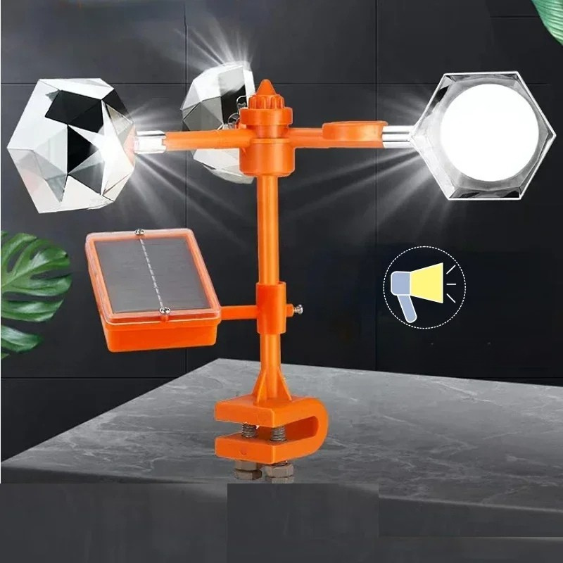Solar Powered Bird Repeller with 360 Degree Reflective Design
