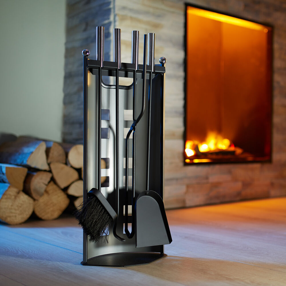 5-piece fireplace tool set