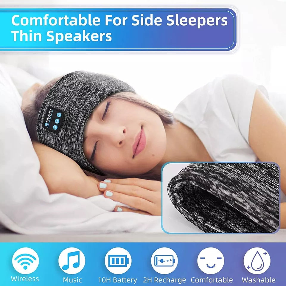 Comfort Fit Wireless Headband Headphones for Sleep & Sports