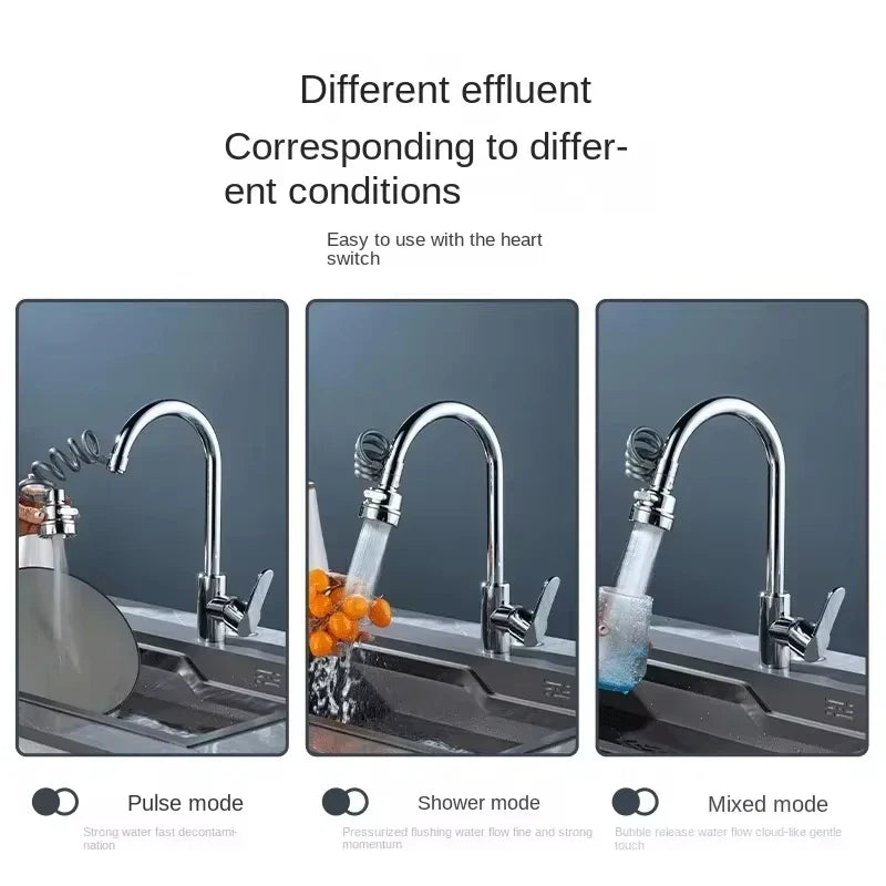 Versatile Water Flow Enhancer for Kitchen Sinks