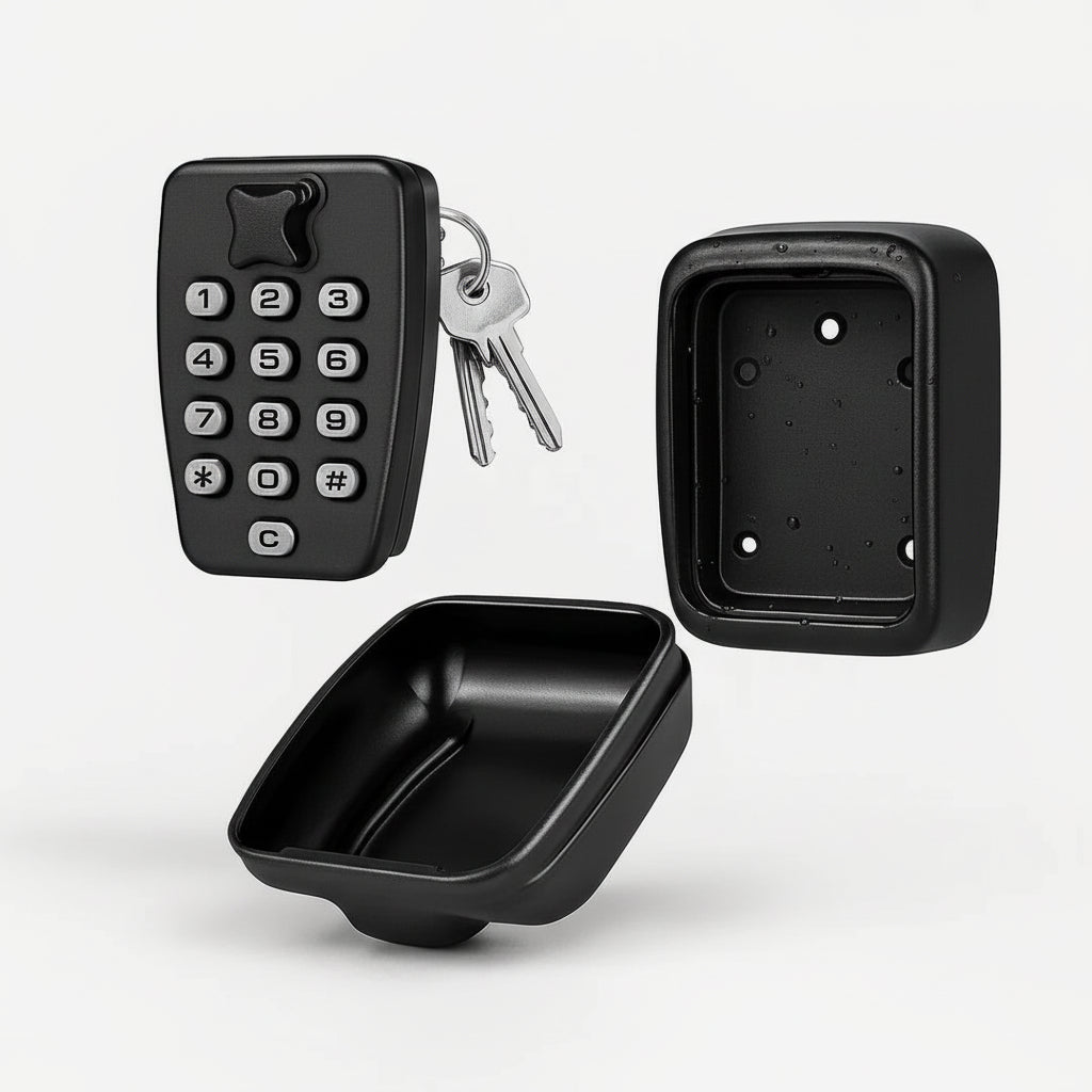 SecureKey Vault: Waterproof Wall-Mounted Key Storage Box
