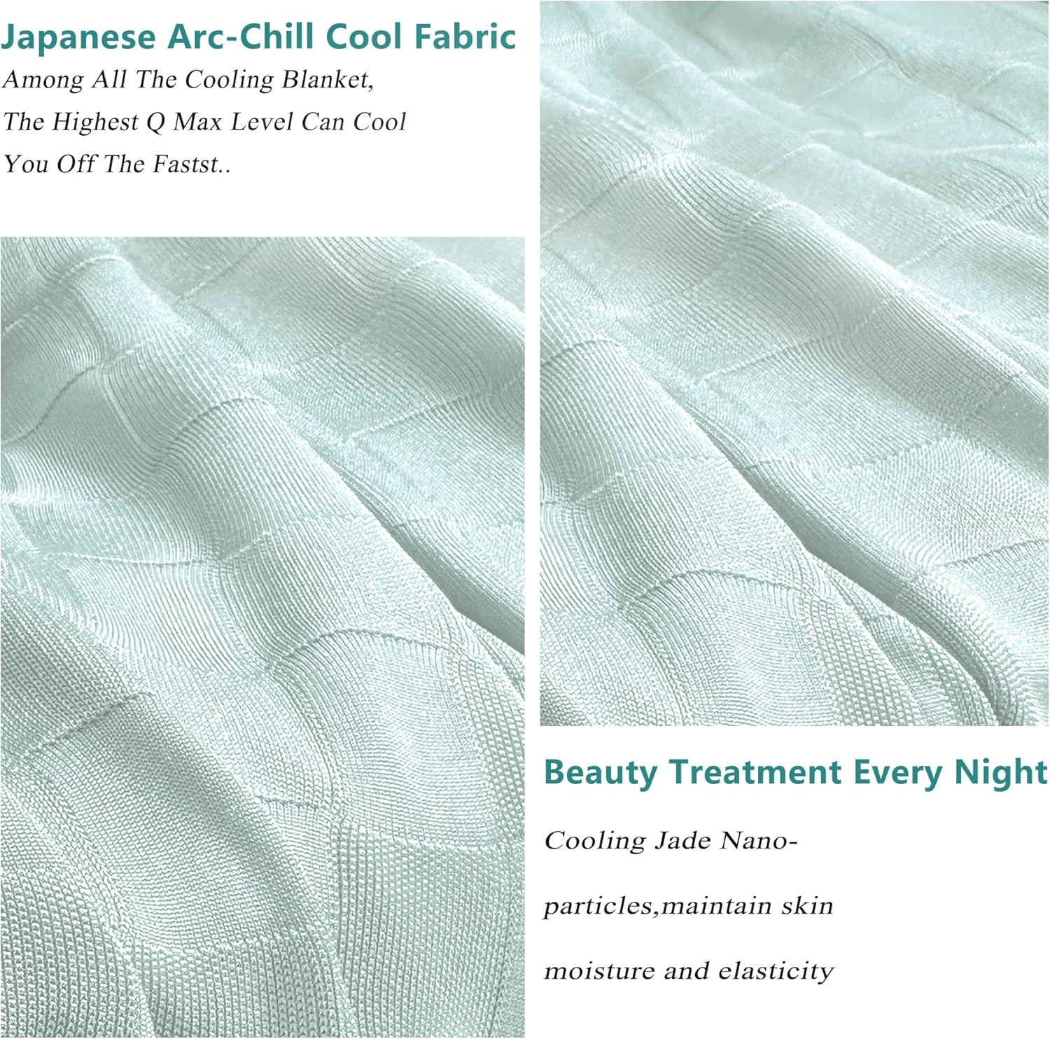 Cooling Summer Blanket - Lightweight & Breathable Double-Sided Chill Effect