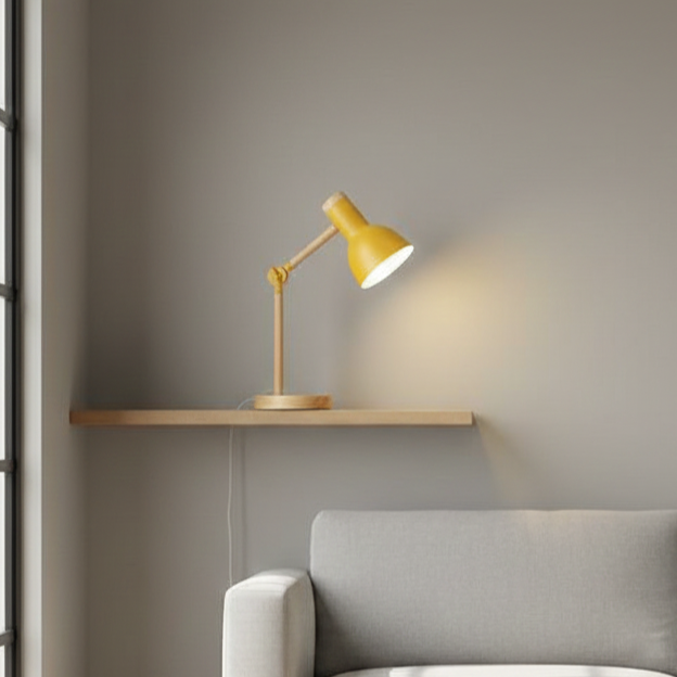Contemporary Adjustable Desk Lamp in Scandinavian Style