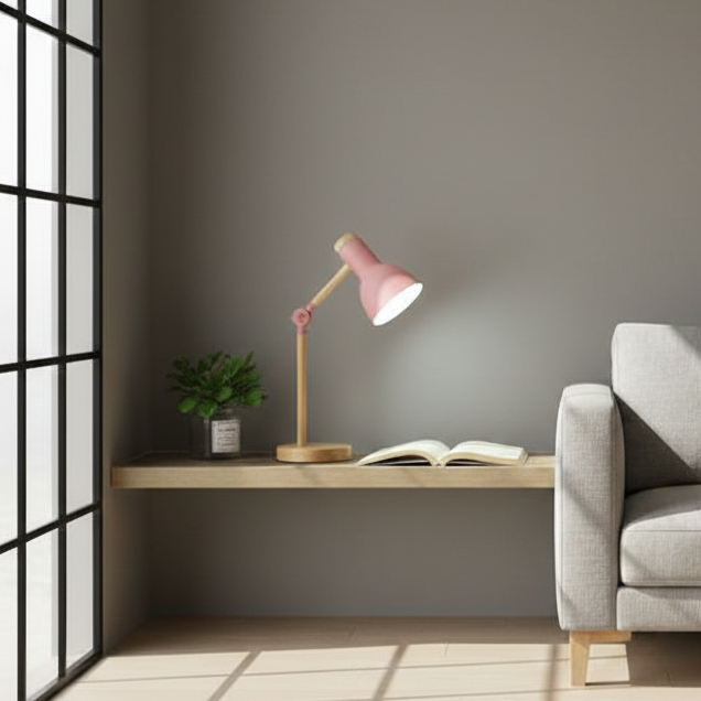 Contemporary Adjustable Desk Lamp in Scandinavian Style