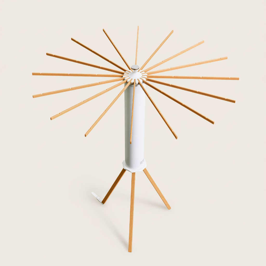 Compact and Stylish Indoor Laundry Drying Rack