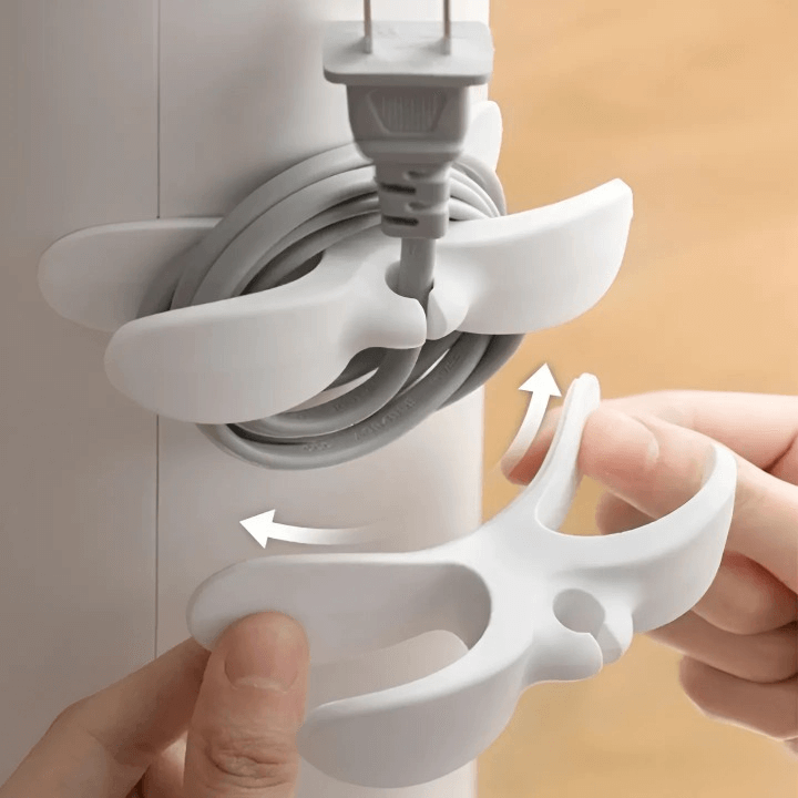 10-Pack Self-Adhesive Cable Management Clips