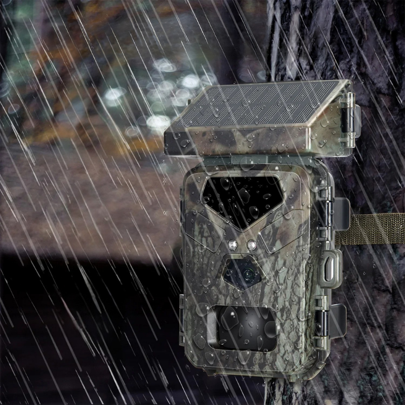 Eco-Friendly Solar Trail Monitoring Camera