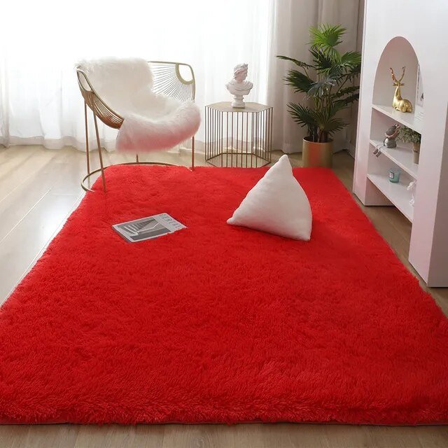 High-Pile Soft Rug – 8 Sizes, 5 Color Options, Non-Slip Design