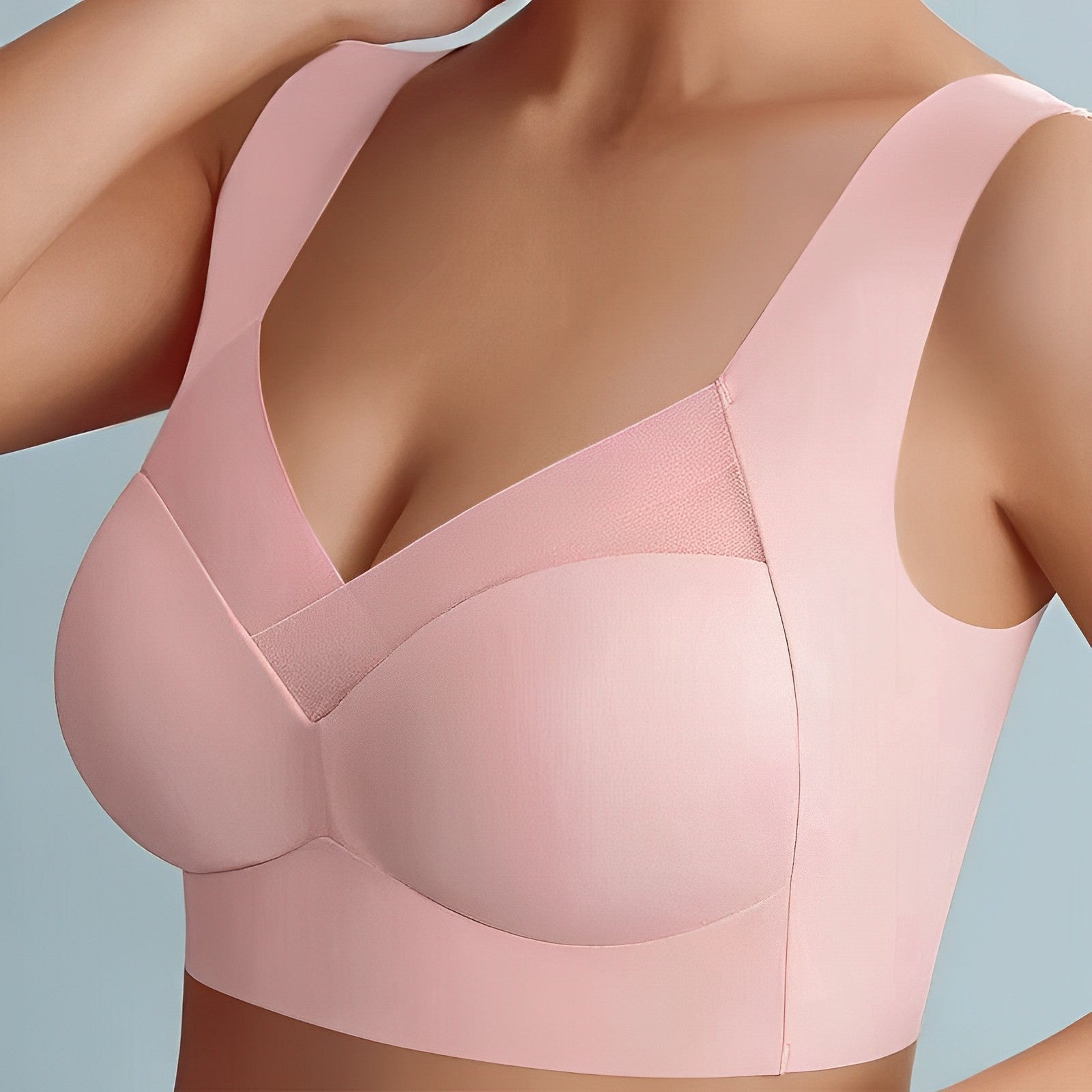 Women's Seamless Bra | Molded Full-Coverage Cups | Wide Straps & Breathable Fabric | Comfortable Fit