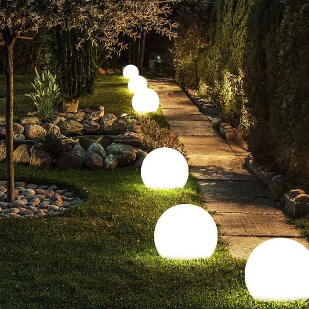 Versatile LED Sphere Light for Outdoor and Indoor Spaces