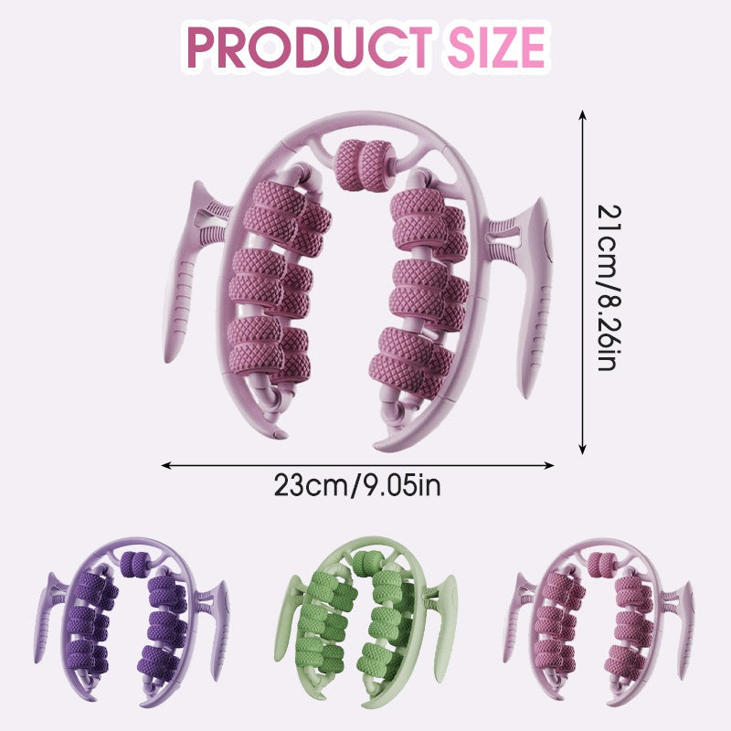 Ergonomic Leg Massage Roller with Knobs for Targeted Relief