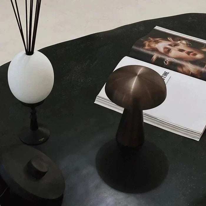 LED Table Lamp in Mushroom Shape – Wireless Design