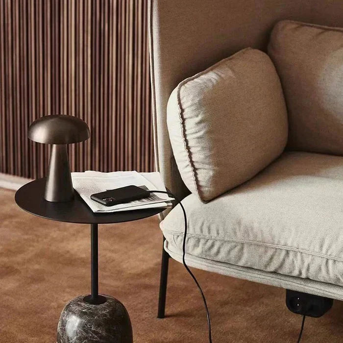 LED Table Lamp in Mushroom Shape – Wireless Design